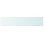Panneaux d'étagère 2 pcs Verre Transparent 100 x 20 cm – Image 2