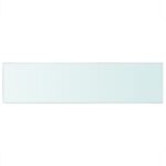 Panneaux d'étagère 2 pcs Verre Transparent 100 x 25 cm – Image 2