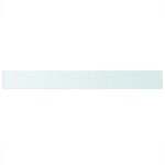 Panneaux d'étagère 2 pcs Verre Transparent 110x12 cm – Image 2
