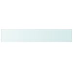 Panneaux d'étagère 2 pcs Verre Transparent 110 x 20 cm – Image 2