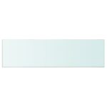 Panneaux d'étagère 2 pcs Verre Transparent 110 x 30 cm – Image 2