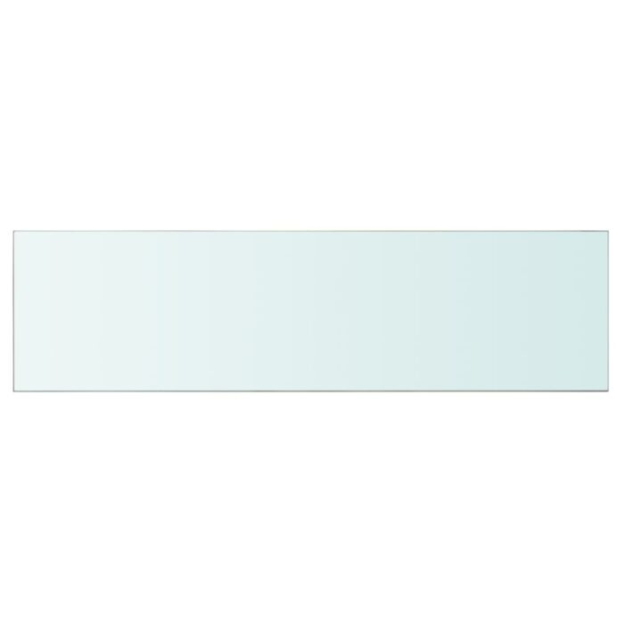 Panneaux d'étagère 2 pcs Verre Transparent 110 x 30 cm – Image 2