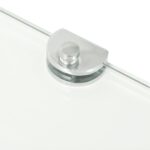 Étagères d'angle 2 pcs et supports Verre Transparent 35x35 cm – Image 5