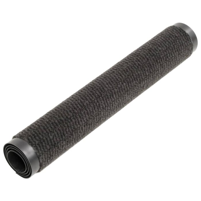 Paillassons rectangulaires 2 pcs 80 x 120 cm Noir – Image 2