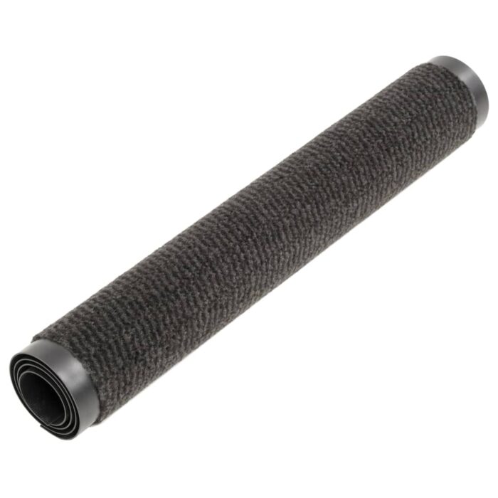 Paillassons rectangulaires 2 pcs 120 x 180 cm Noir – Image 2