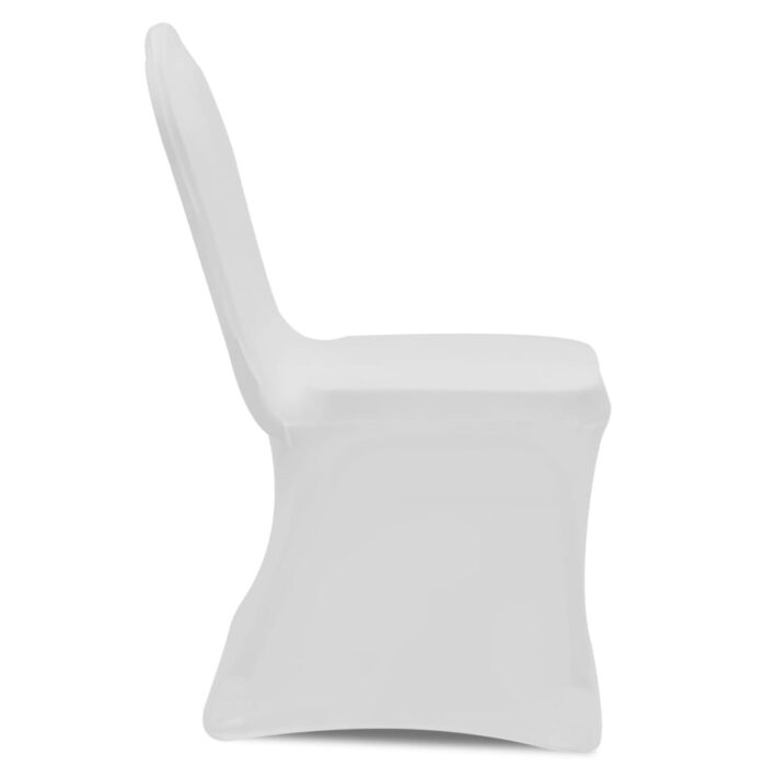 Housses élastiques de chaise Blanc 30 pcs – Image 3