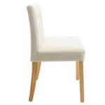 Banc 140 cm Crème Velours – Image 2