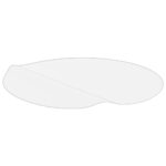 Protecteur de table transparent Ø 60 cm 2 mm PVC – Image 2