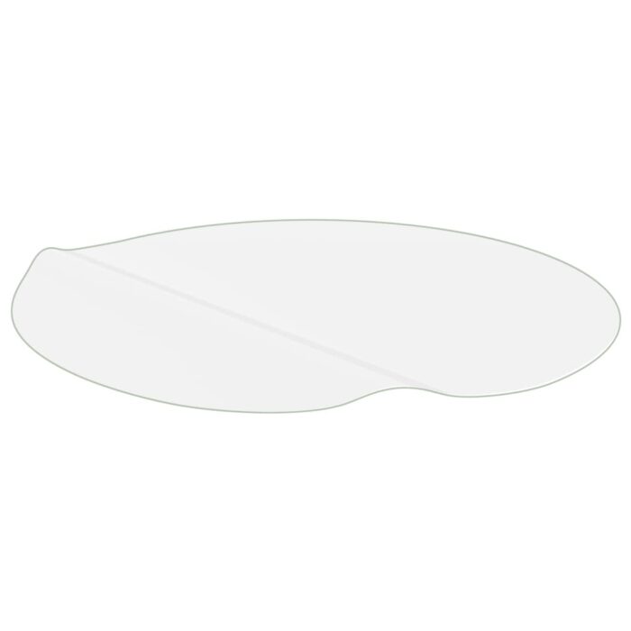 Protecteur de table transparent Ø 100 cm 1,6 mm PVC – Image 2