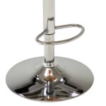 Chaises de bar lot de 2 noir bois courbé et similicuir – Image 7