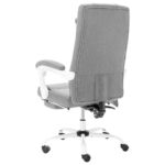 Chaise de bureau de massage Gris Tissu – Image 3