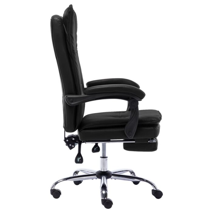 Chaise de bureau Noir Similicuir – Image 2