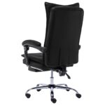 Chaise de bureau Noir Similicuir – Image 3