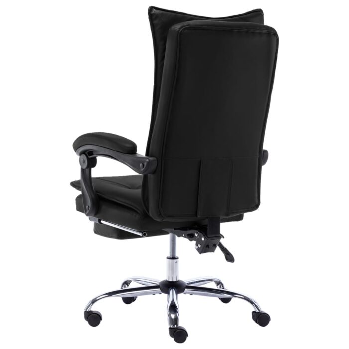Chaise de bureau Noir Similicuir – Image 3