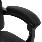 Chaise de bureau Noir Similicuir – Image 7