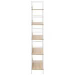 Bibliothèque à 5 niveaux chêne 60x27,6x158,5 cm bois ingénierie – Image 3