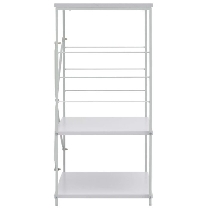 Armoire à four à micro-ondes Blanc 60x39,6x79,5 cm – Image 2