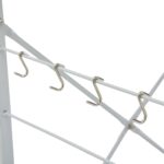 Armoire à micro-ondes Blanc 60x39,6x123 cm Bois d'ingénierie – Image 3