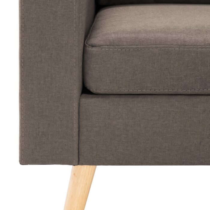 Fauteuil Taupe Tissu – Image 4