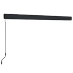 Store à cassette manuel 350x250 cm Bleu et blanc – Image 2