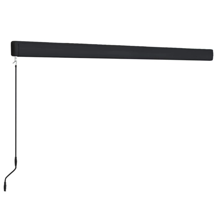 Store à cassette manuel 350x250 cm Bleu et blanc – Image 2