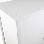 Garde-robe à 2 portes Hill Blanc 89x50x170cm Bois de pin solide – Image 7