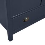 Garde-robe à 2 portes Hill Gris 89x50x170cm Bois de pin solide – Image 4