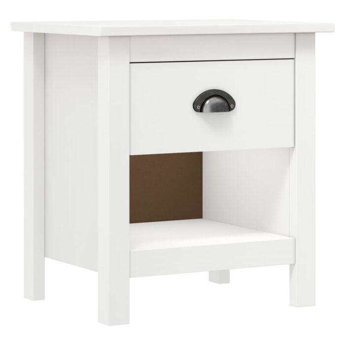 Tables de chevet 2 pcs Hill 46x35x49,5 cm Bois de pin solide – Image 2