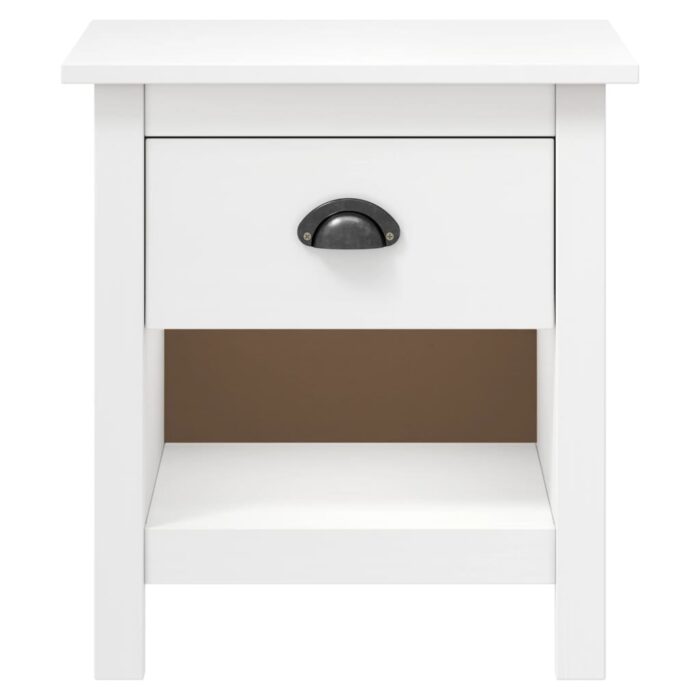 Tables de chevet 2 pcs Hill 46x35x49,5 cm Bois de pin solide – Image 3
