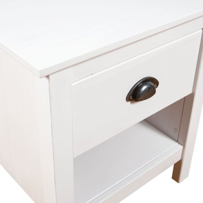 Tables de chevet 2 pcs Hill 46x35x49,5 cm Bois de pin solide – Image 5