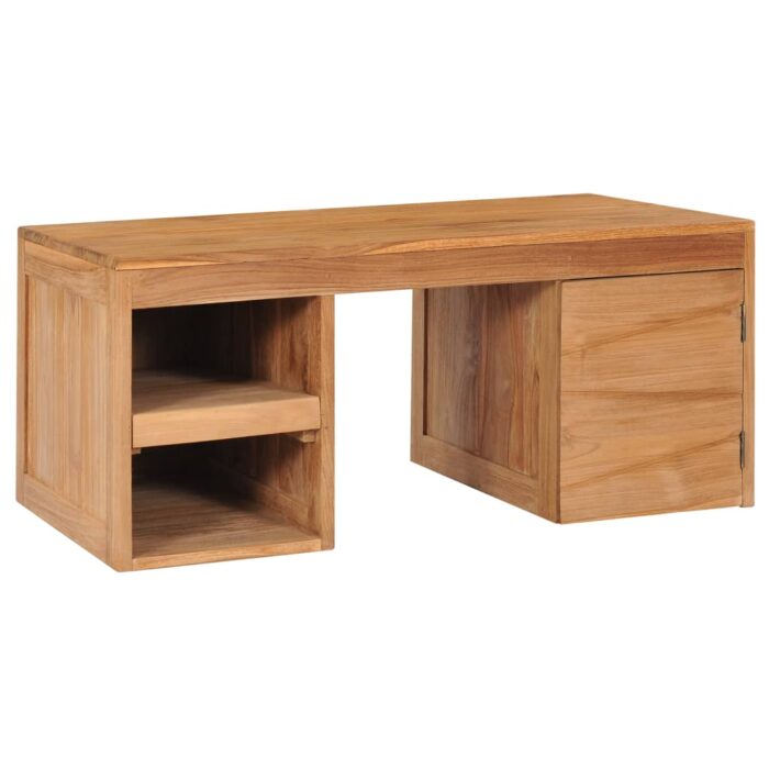 Table basse 90x50x40 cm bois de teck massif – Image 1