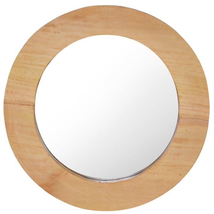 Miroir mural 40 cm Teck Rond – Image 1