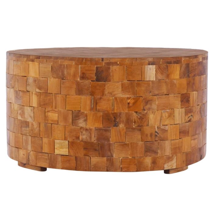 Table basse 60x60x35 cm Bois de teck massif – Image 1
