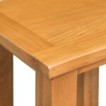 Tables d'appoint 2 pcs 27 x 24 x 37 cm Bois de chêne massif – Image 4