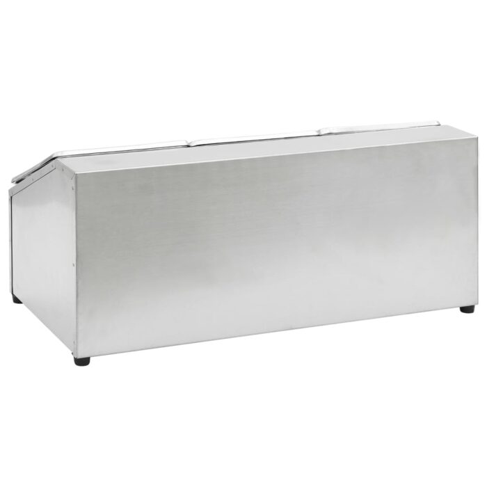 Récipient Gastronorm avec 3 bacs GN 1/6 Acier inoxydable – Image 3
