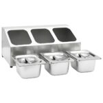 Récipient Gastronorm avec 3 bacs GN 1/6 Acier inoxydable – Image 5