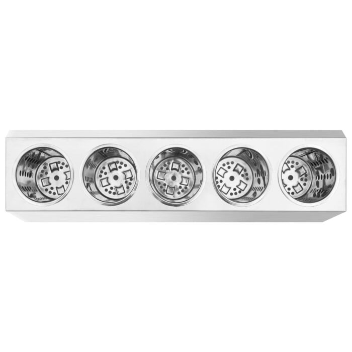 Porte-couverts 5 grilles Rectangulaire Acier inoxydable – Image 4