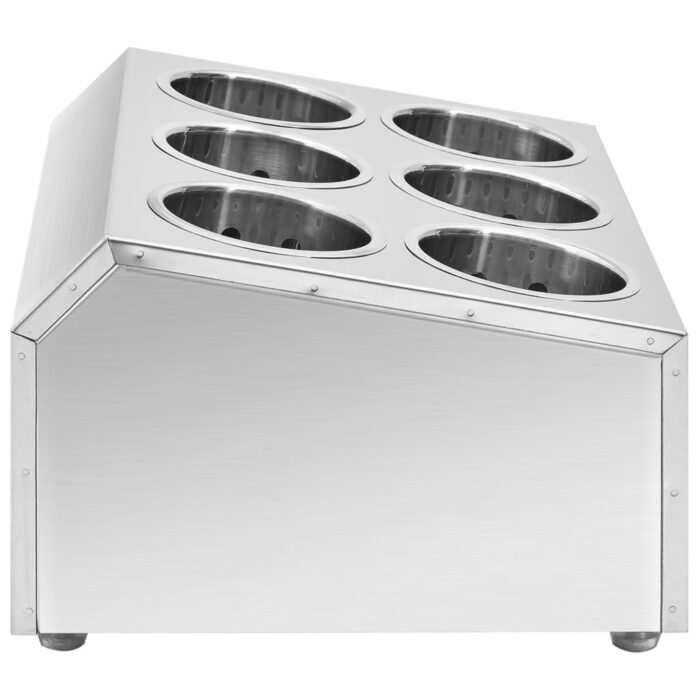 Porte-couverts 6 grilles Carré Acier inoxydable – Image 3