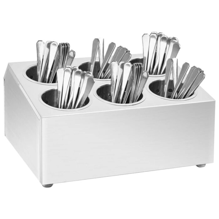 VXL8719883914244_m_en_hd_1.jpg Porte-couverts 6 grilles Carré Acier inoxydable – Image 1