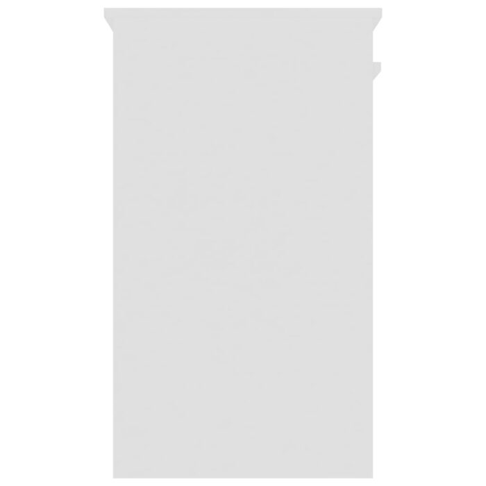 Bureau Blanc 90x45x76 cm Bois d’ingénierie – Image 3