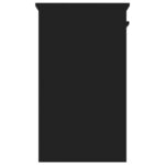 Bureau Noir 90x45x76 cm Bois d’ingénierie – Image 3