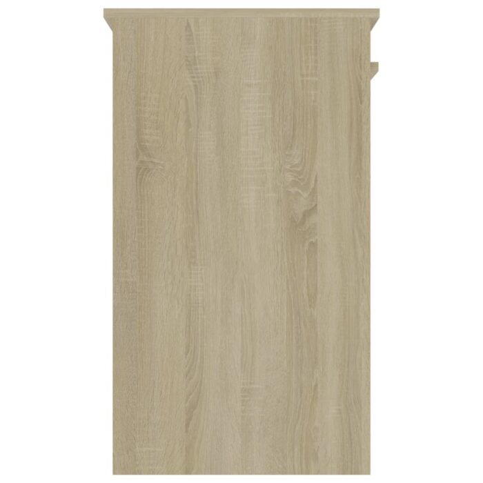 Bureau Chêne sonoma 90x45x76 cm Bois d’ingénierie – Image 3