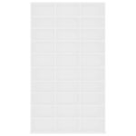 Armoire à CD Blanc 102x16x177,5 cm Bois d'ingénierie – Image 2