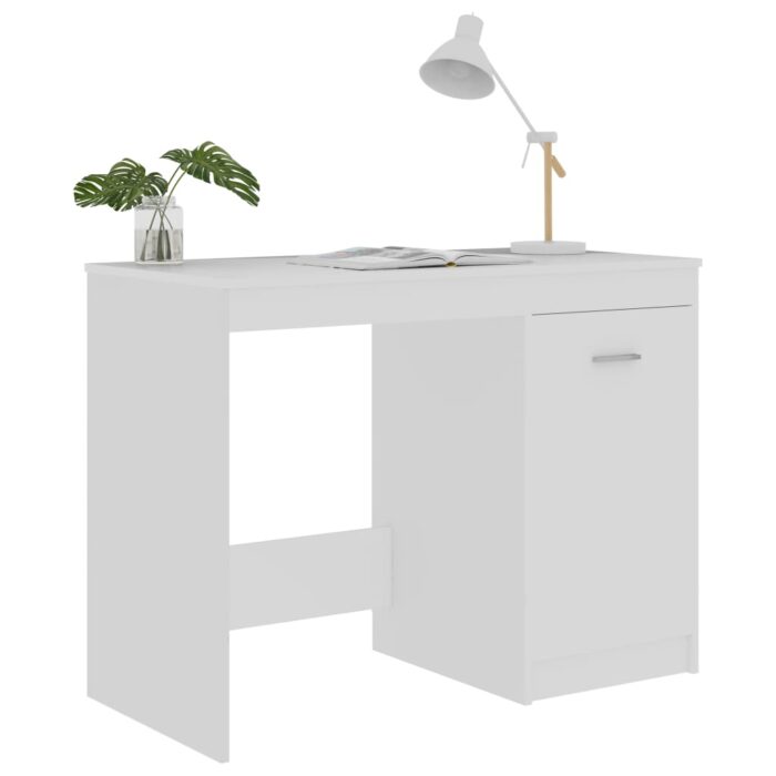 VXL8719883914985_g_en_hd_2.jpg Bureau Blanc 100x50x76 cm Bois d'ingénierie – Image 2