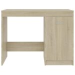 Bureau Chêne sonoma 100x50x76 cm Bois d’ingénierie – Image 5