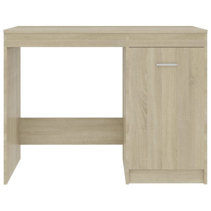 Bureau Chêne sonoma 100x50x76 cm Bois d’ingénierie – Image 5