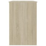 Bureau Chêne sonoma 100x50x76 cm Bois d’ingénierie – Image 6