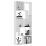 Bibliothèque Blanc 67x24x161 cm Bois d'ingénierie – Image 2