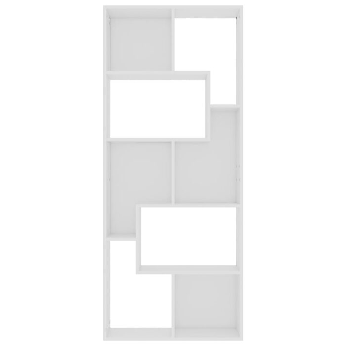 Bibliothèque Blanc 67x24x161 cm Bois d'ingénierie – Image 5