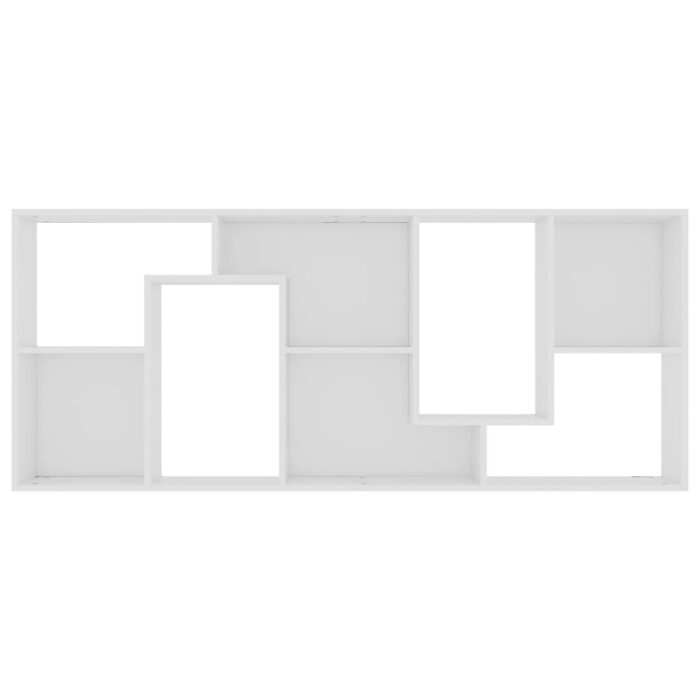 Bibliothèque Blanc 67x24x161 cm Bois d'ingénierie – Image 6